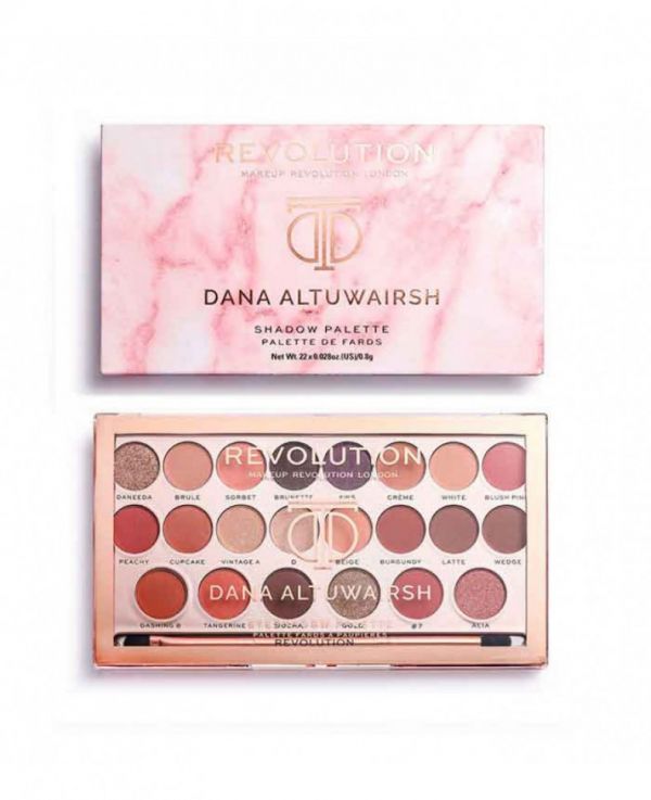 MakeUp Revolution Dana Altuwarish Eyeshadow Palette 23 colors